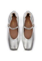 Baleriny Luxe Strides – Srebrne