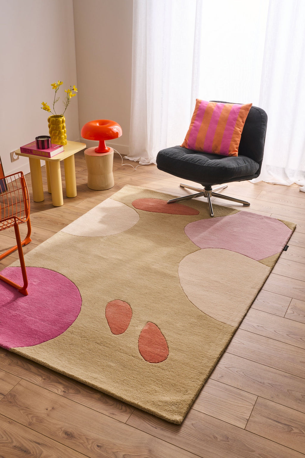 Sweet Cloud – Alfombra de lana multicolor con motivos geométricos Sweet Cloud