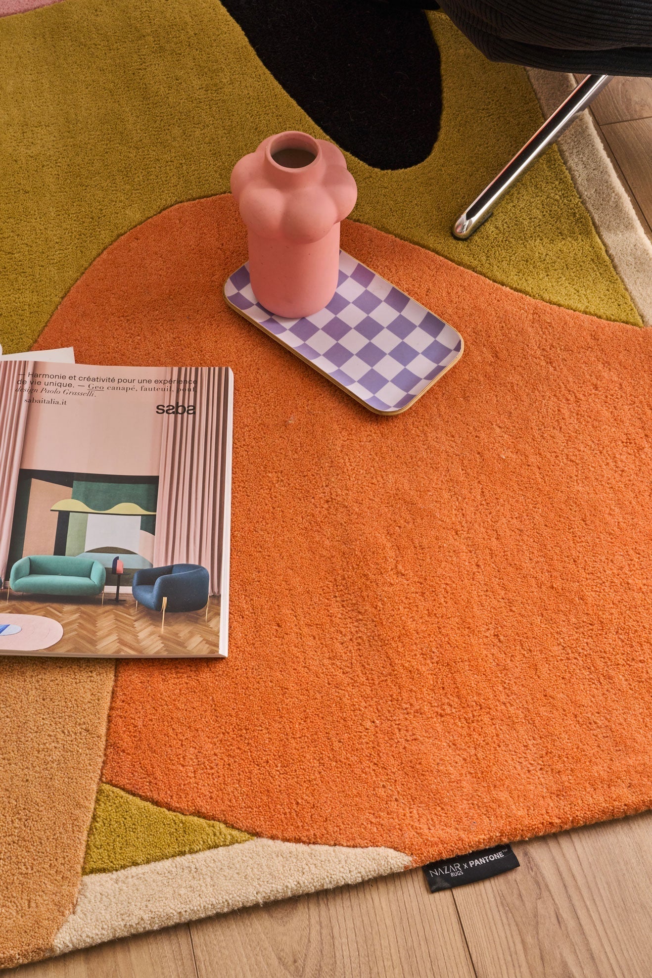 Sweet Cloud – Alfombra de lana de colores con motivos geométricos Sweet Cloud