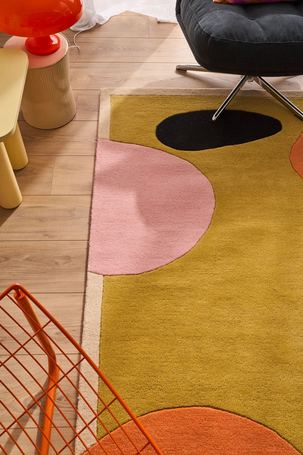 Sweet Cloud – Alfombra de lana de colores con motivos geométricos Sweet Cloud