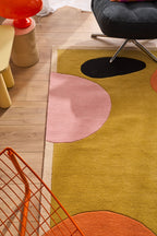 Sweet Cloud – Alfombra de lana de colores con motivos geométricos Sweet Cloud