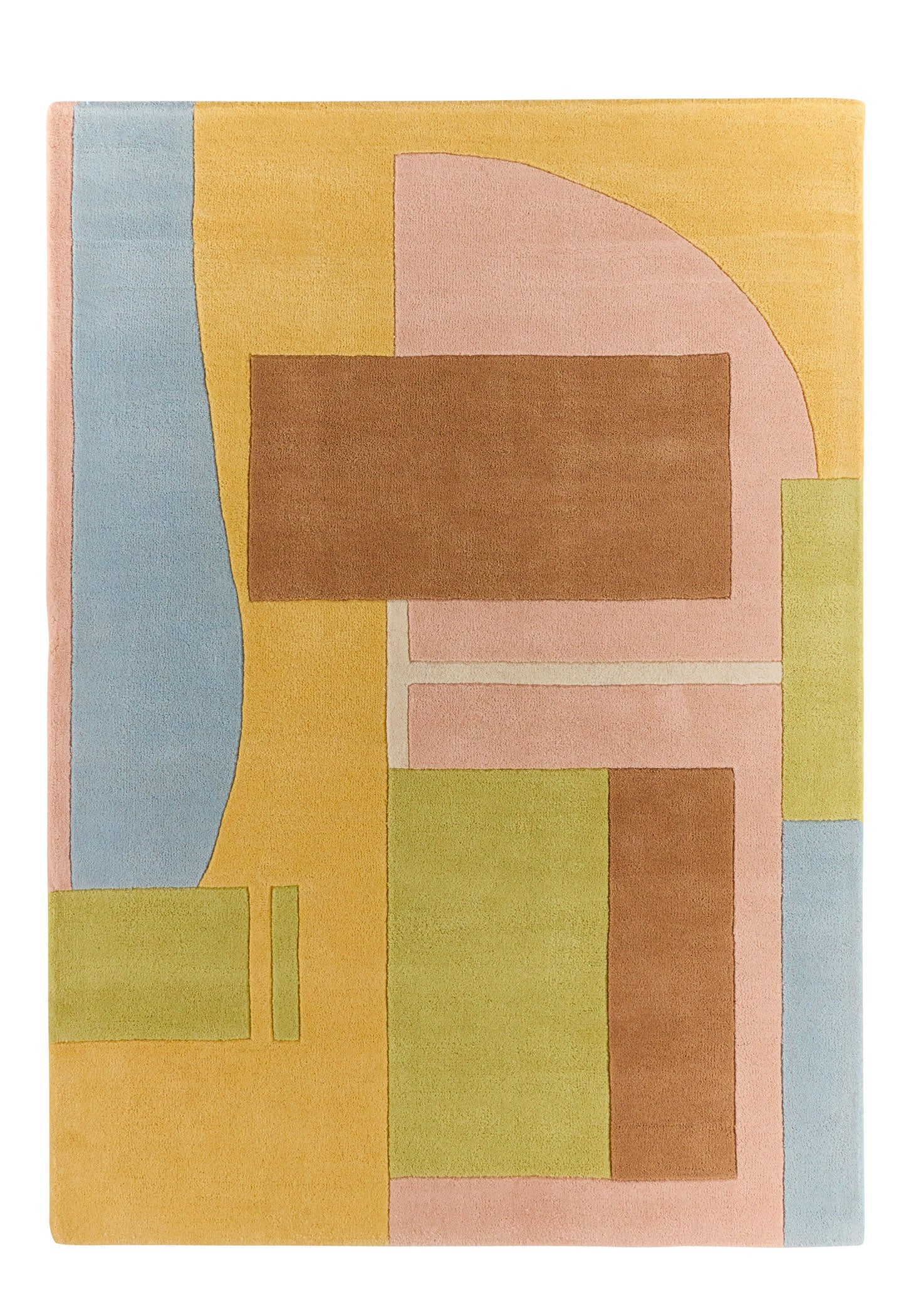 Soft Rayon – Wool rug in pastel shades Soft Rayon