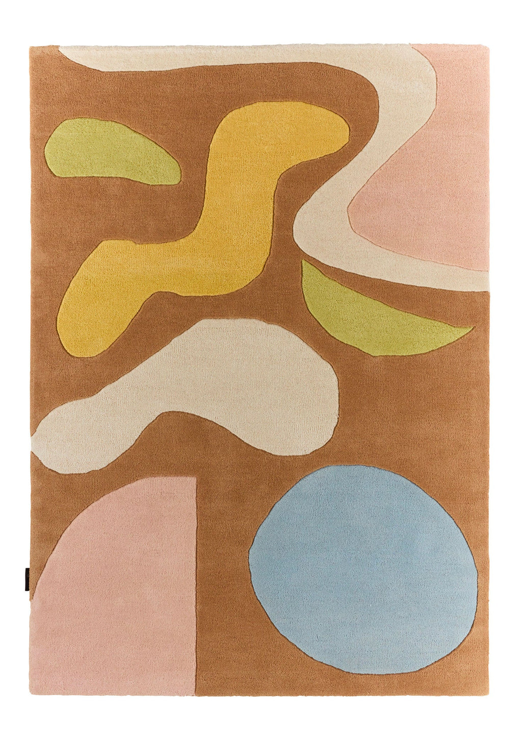 Soft Rayon – Designer wool rug in pastel colors Soft Rayon