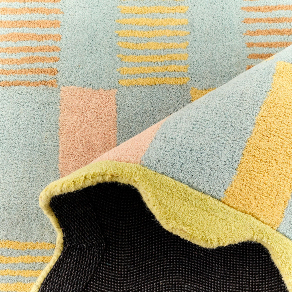 Rayon tend – Colorful wool rug Rayon tend