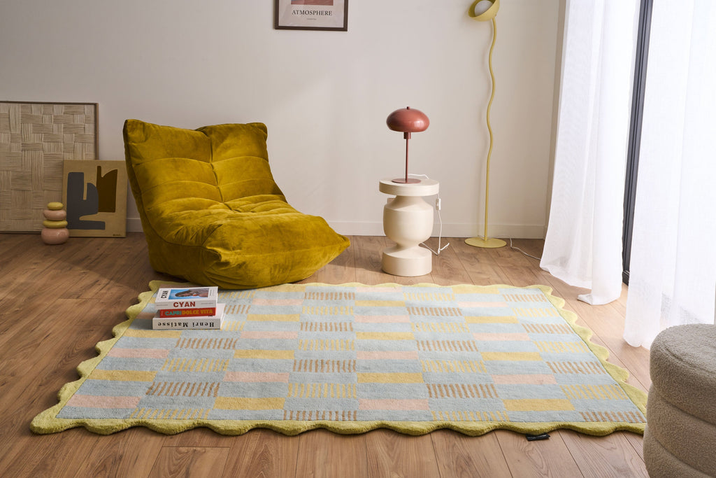 Rayon tend – Colorful wool rug Rayon tend