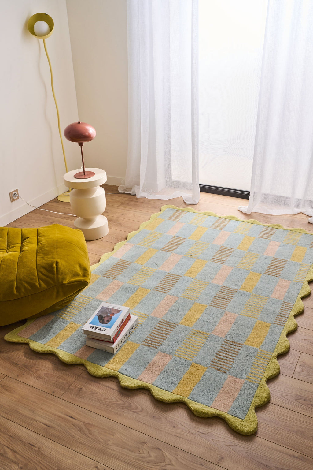 Rayon tend – Colorful wool rug Rayon tend