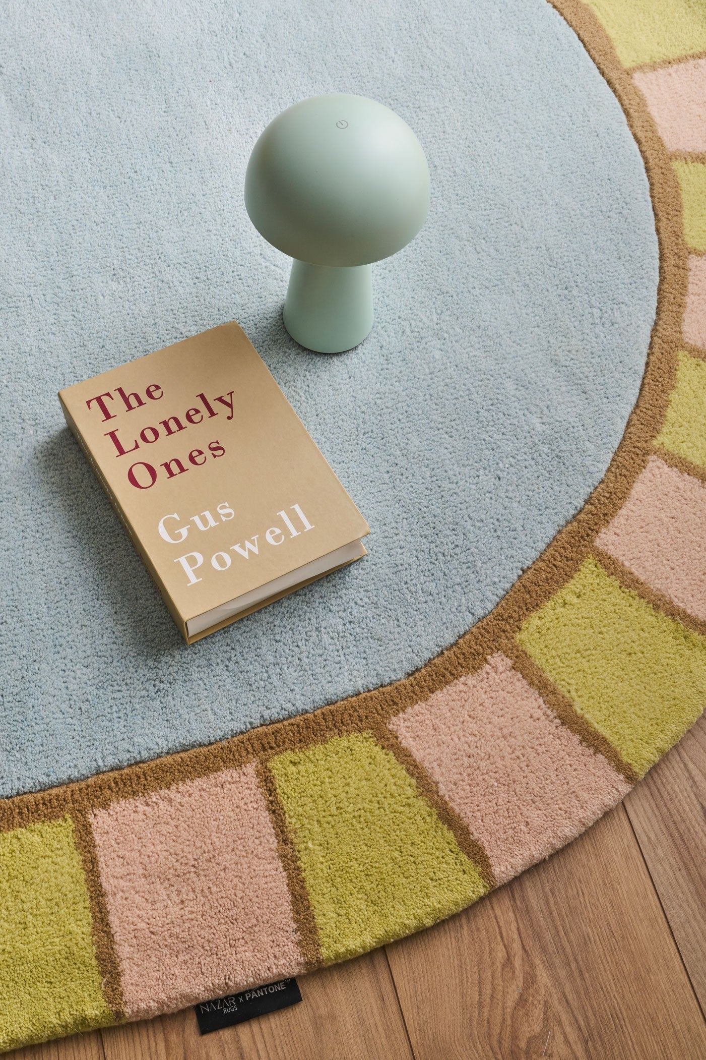 Soft Rayon – Pastel-hued wool rug Soft Rayon