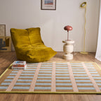 Rayon tend – Modern multi-colored wool rug Rayon tend