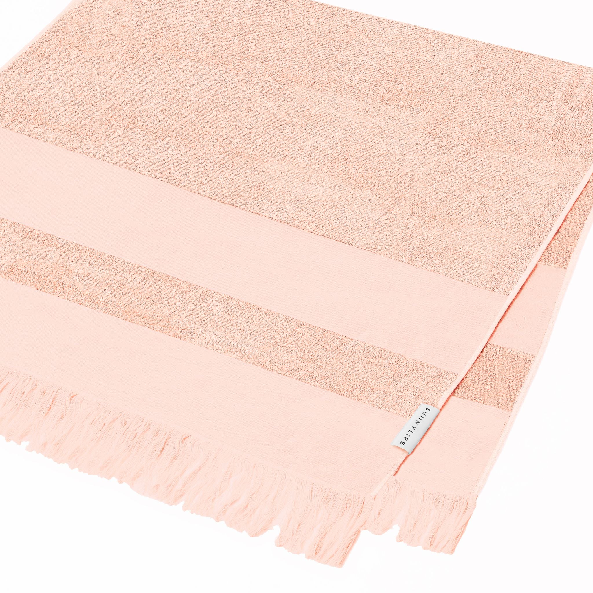Toalla de playa Summer Stripe - Salmón