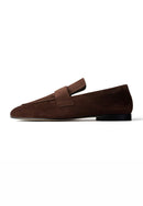 Mocasines Riot de Terciopelo - Marrón Oscuro