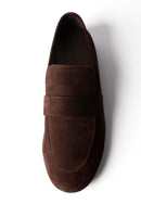 Mocasines Riot de Terciopelo - Marrón Oscuro