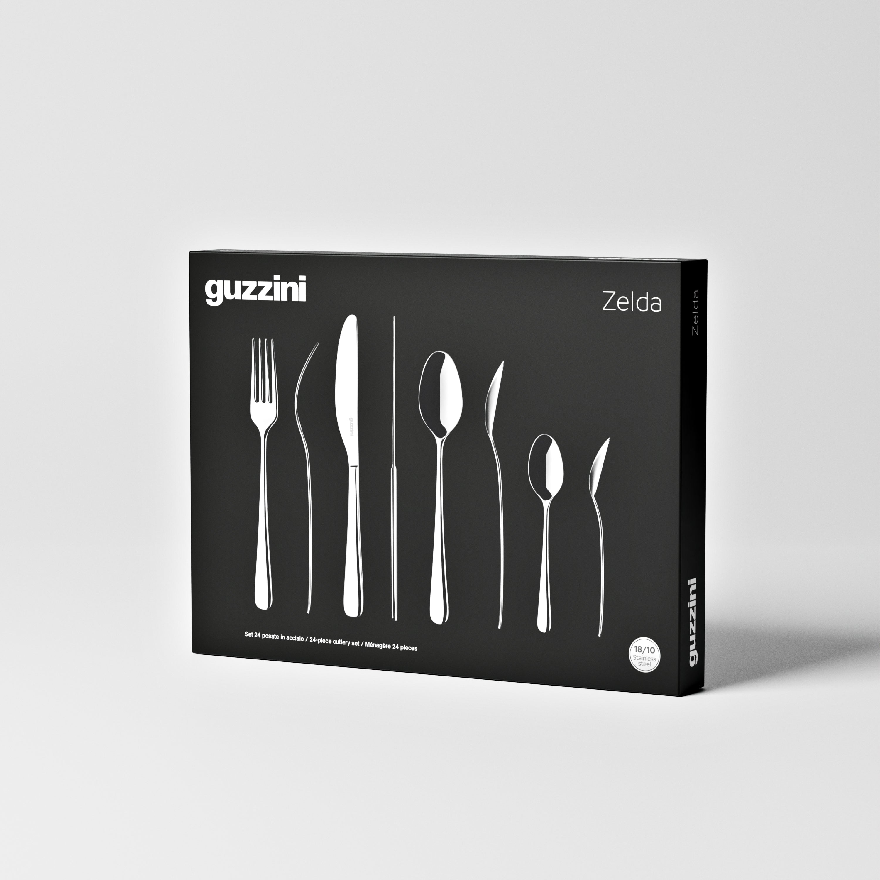 Cutlery - 24 Pièces Acier Inoxydable 18/10 Paquet-Cadeau Zelda