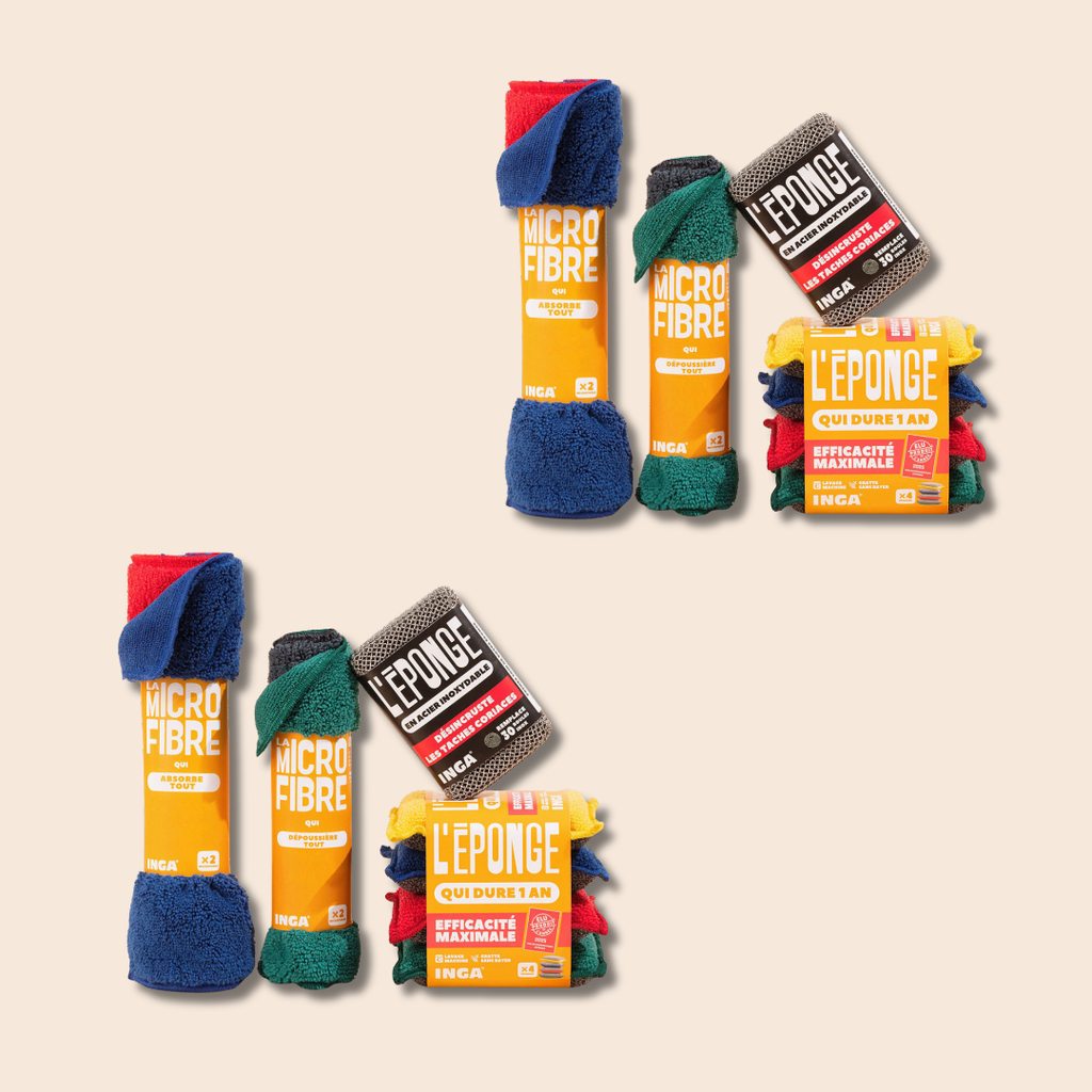 Color Pack - Sponges, Steel Sponges and Microfibers