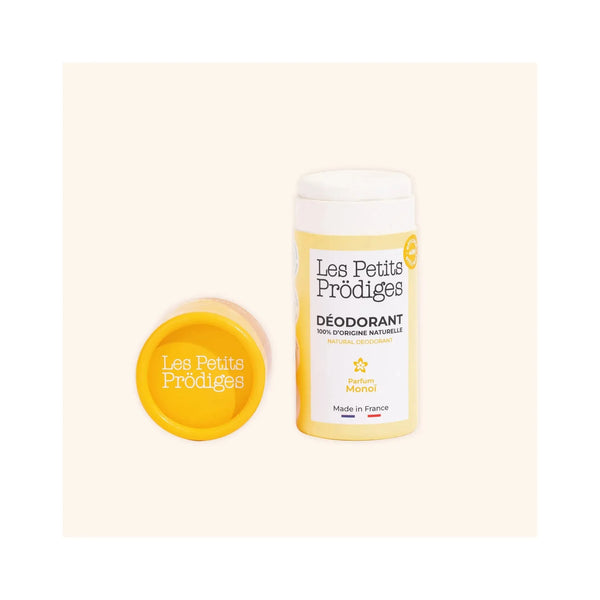 Desodorante sólido monoi natural para pieles sensibles, eficacia 48 horas, cero plástico