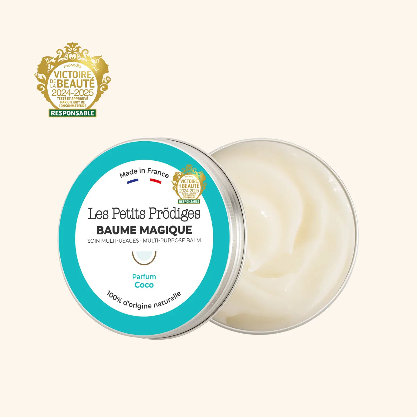 Multi-purpose magic coconut balm nourishing dry areas