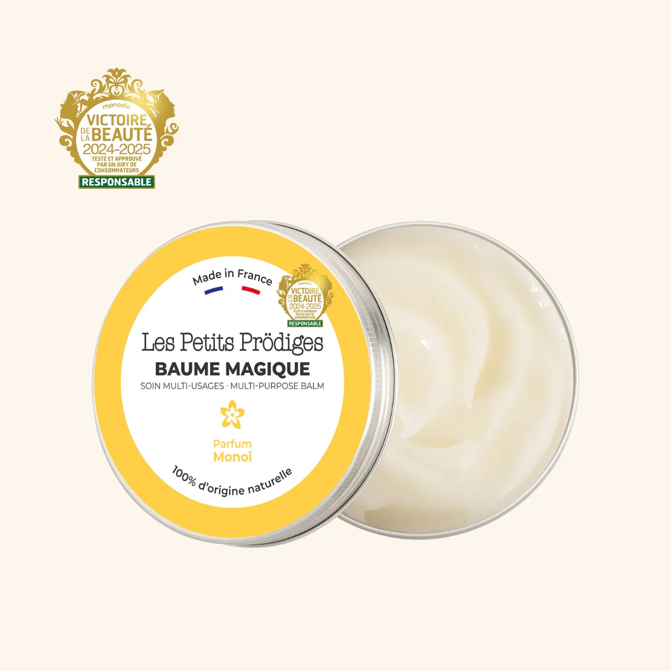 Bálsamo multiusos monoï mágico nutritivo rostro cuerpo vello