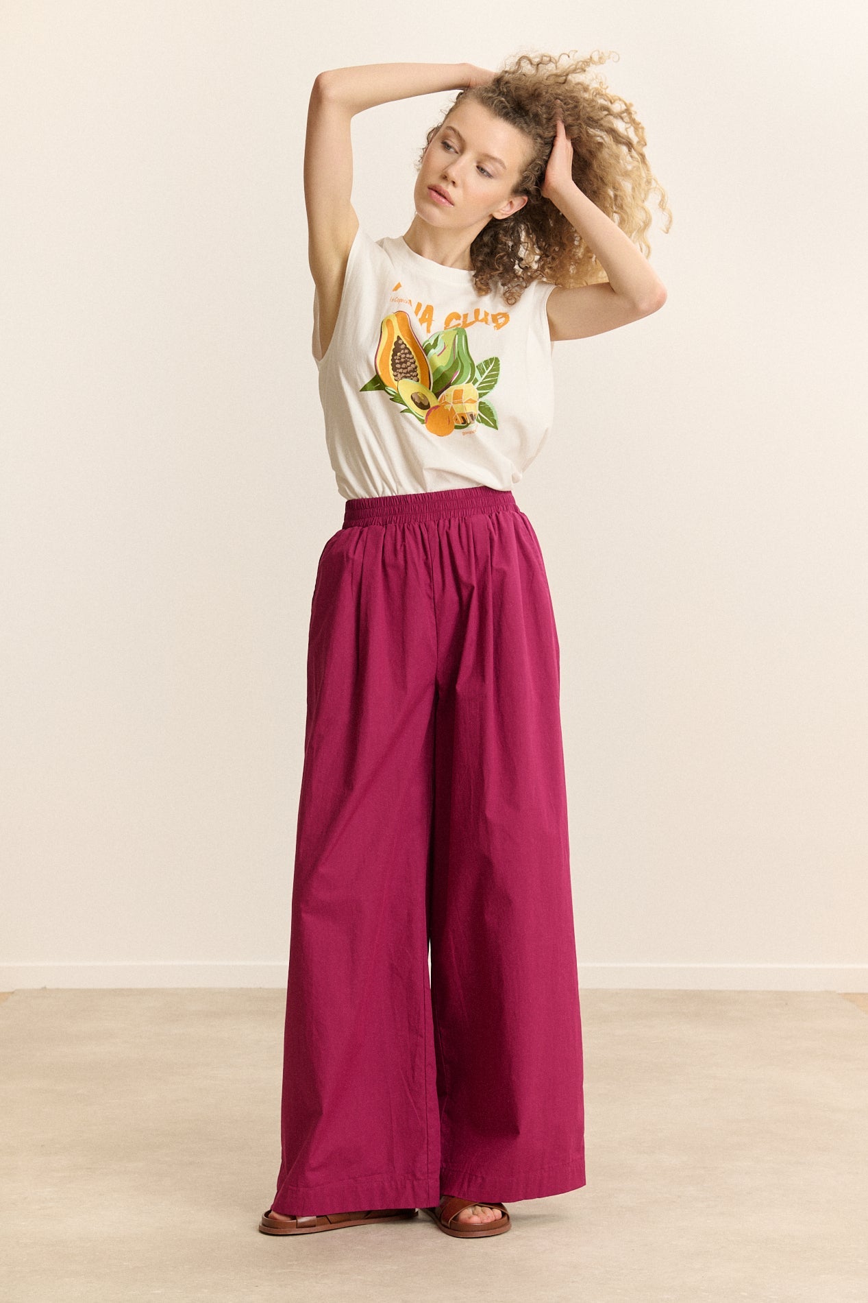 Pantalon Colas - Grenat