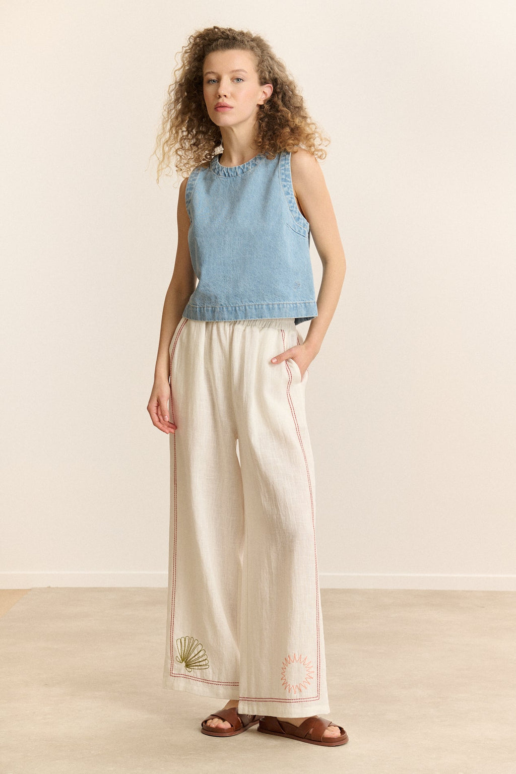 Pantalon Conor - Blanc