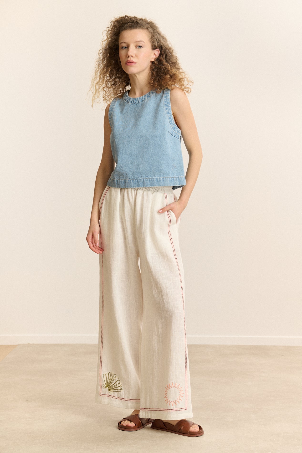 Pantalon Conor - Blanc