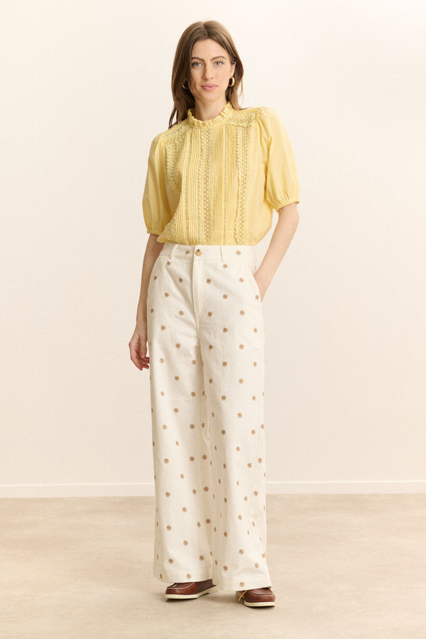 Victorine Pants - White