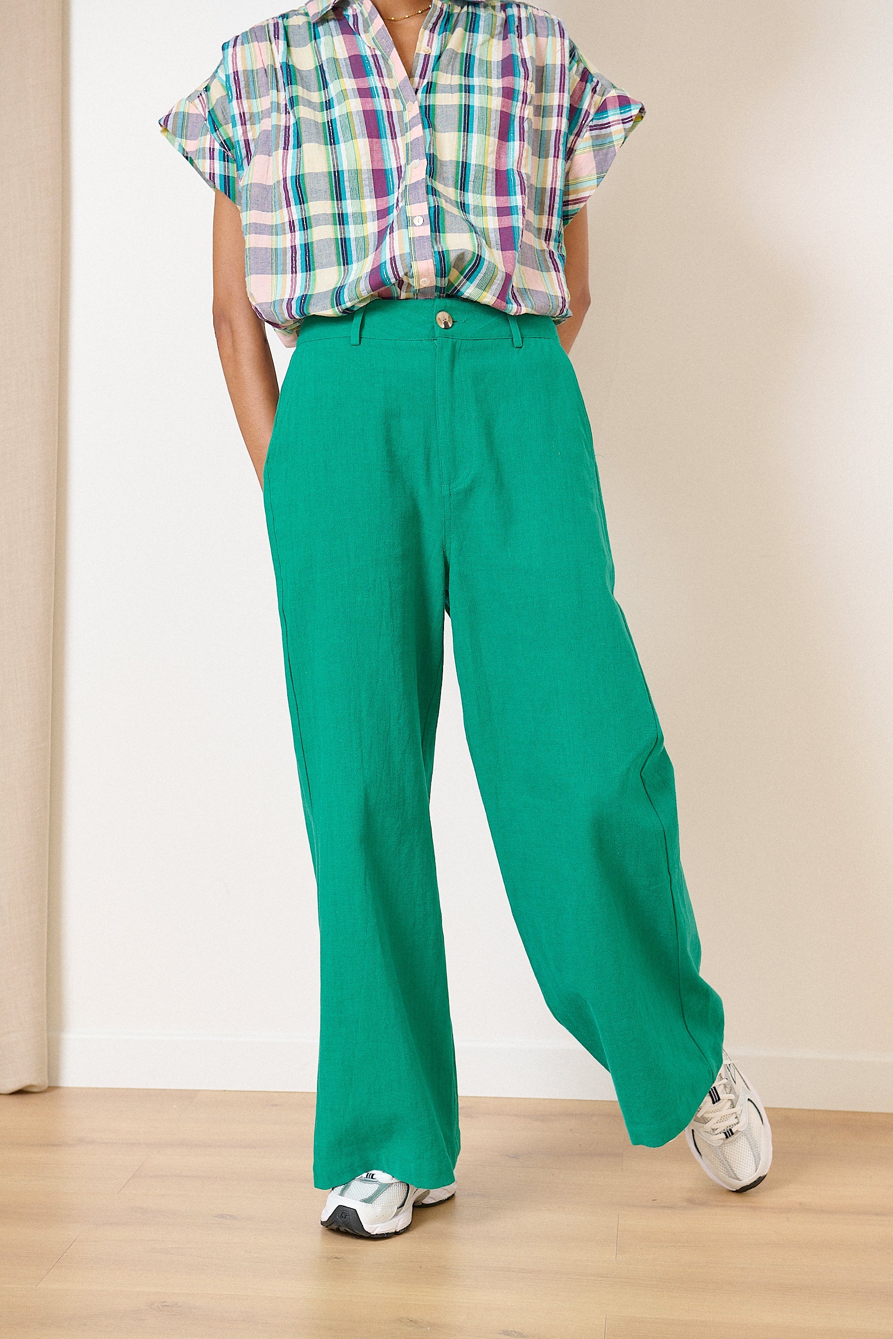 Pantalon Victorine - Turquoise
