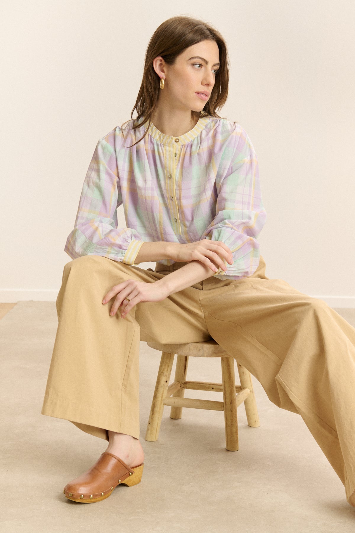 Pantalon Voltaire - Beige