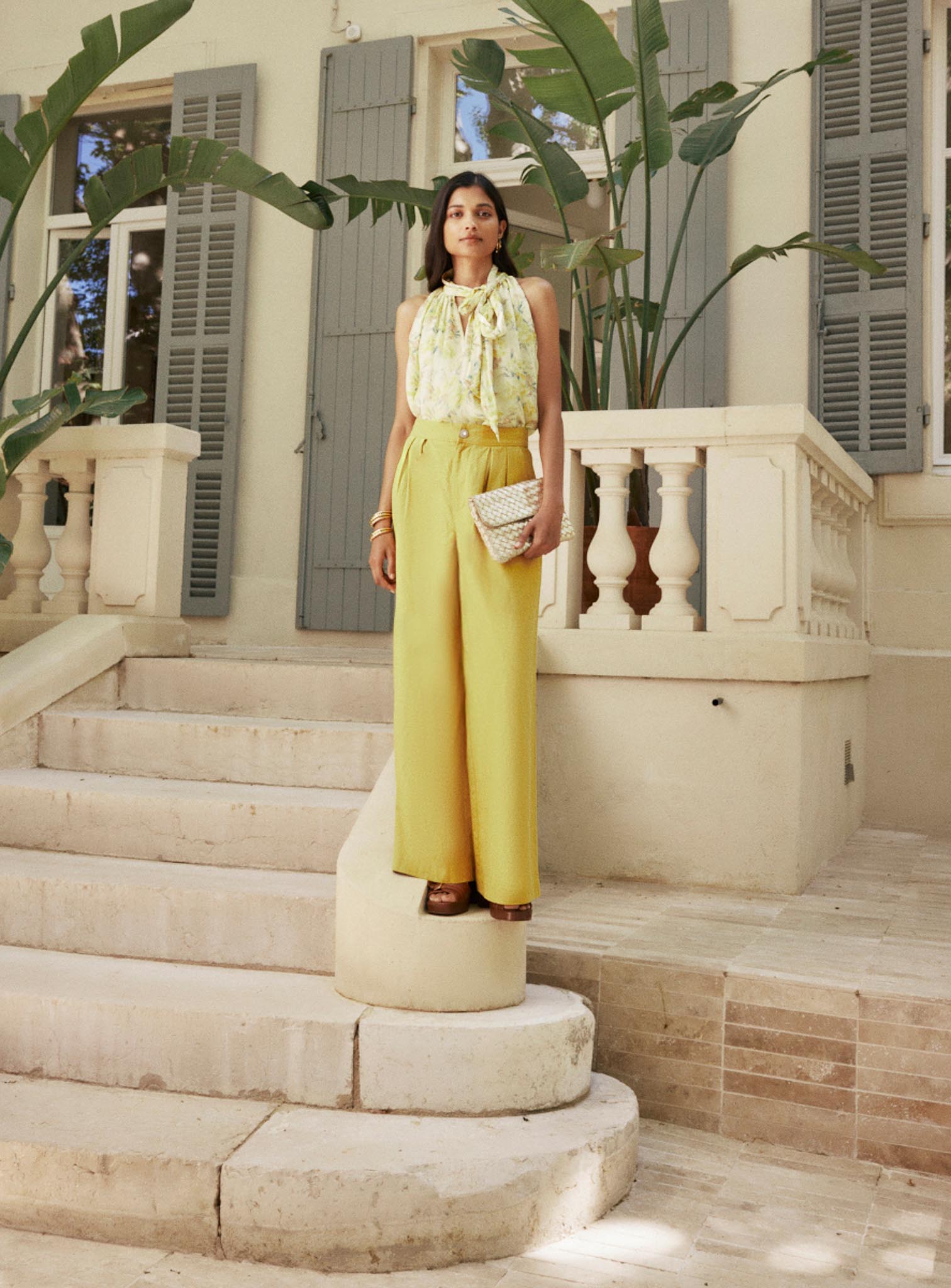 Pantalones Diane - Ocre