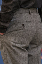 Eluard P Suit Trousers - Smoke