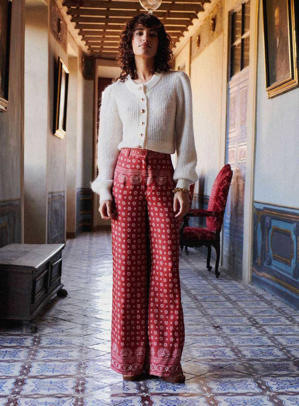 Pauline pants - Burgundy