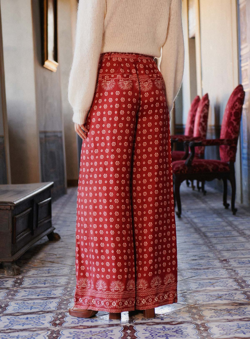 Pauline pants - Burgundy