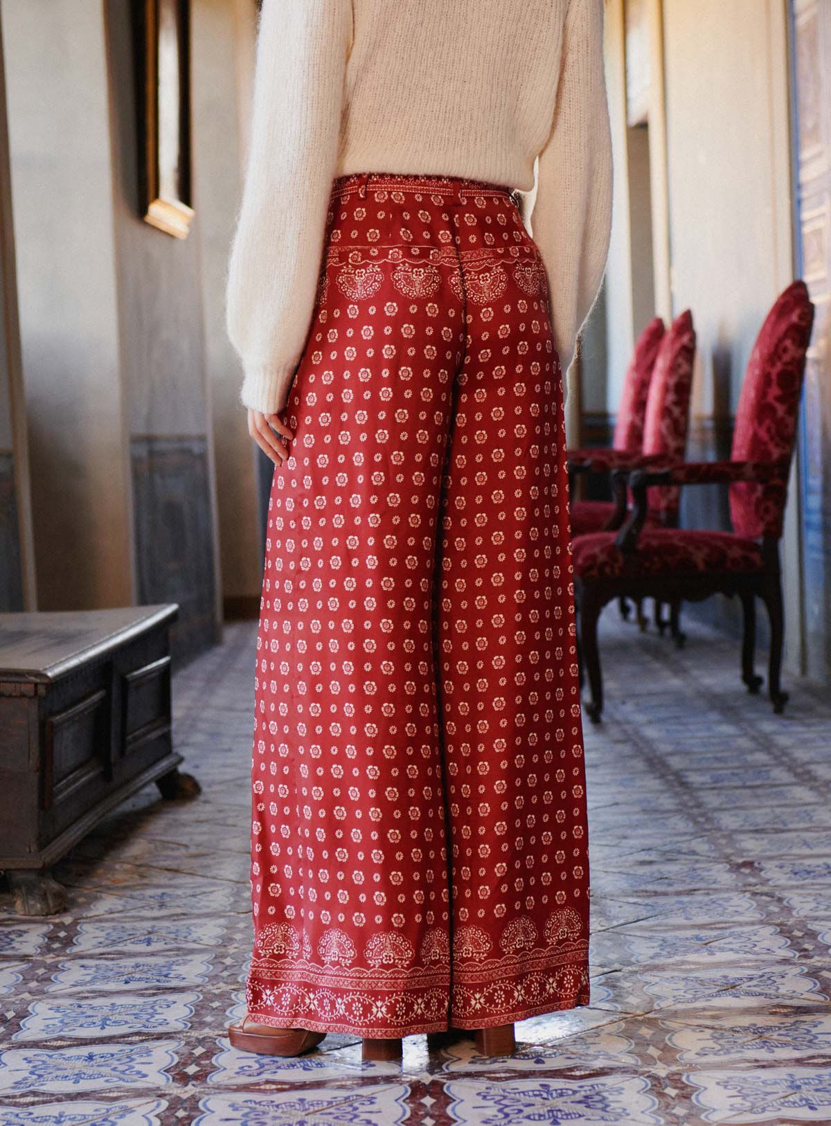 Pauline pants - Burgundy