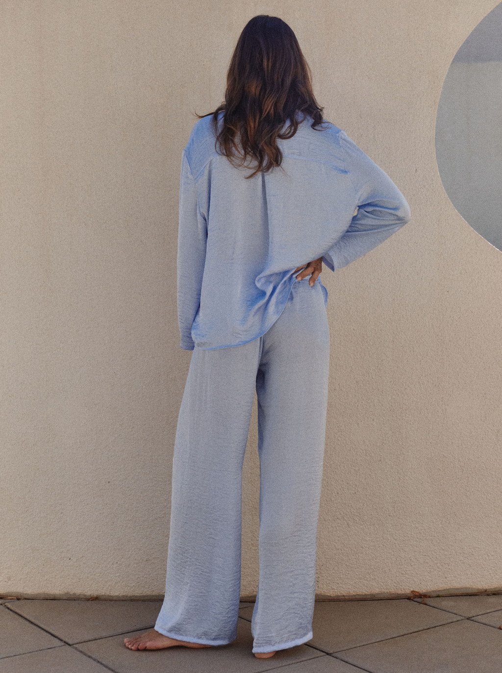Trousers - Silky Sky