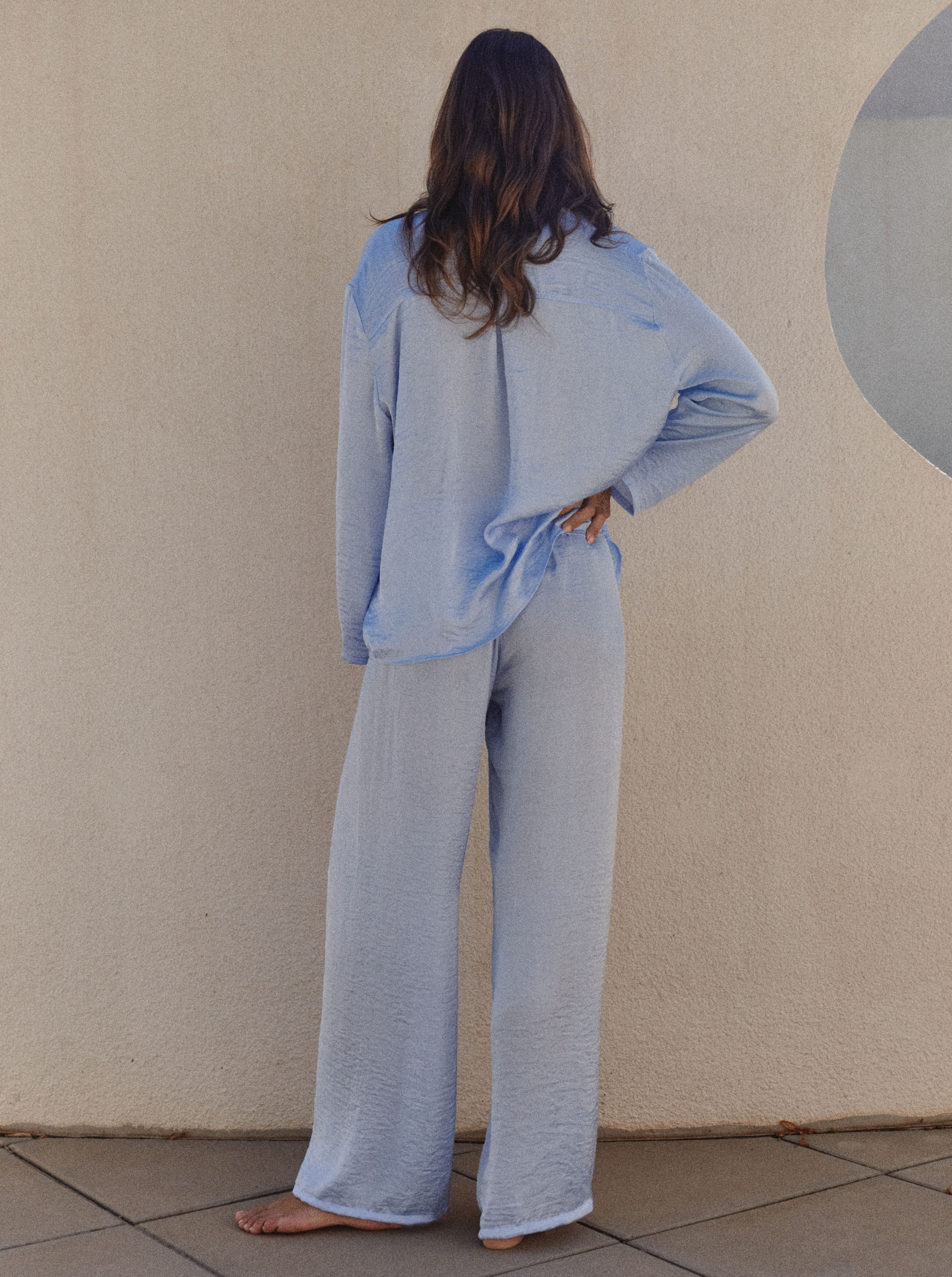 Trousers - Silky Sky