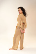 Pantalones Beleza Pura - Dorado