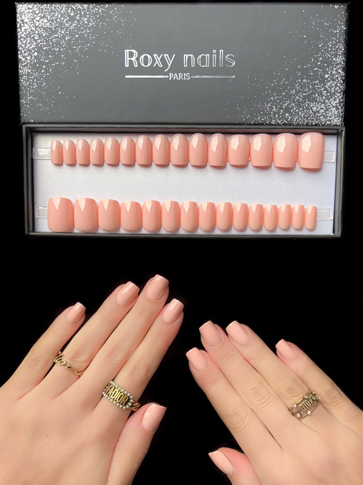 Faux Ongles - Peach Melba