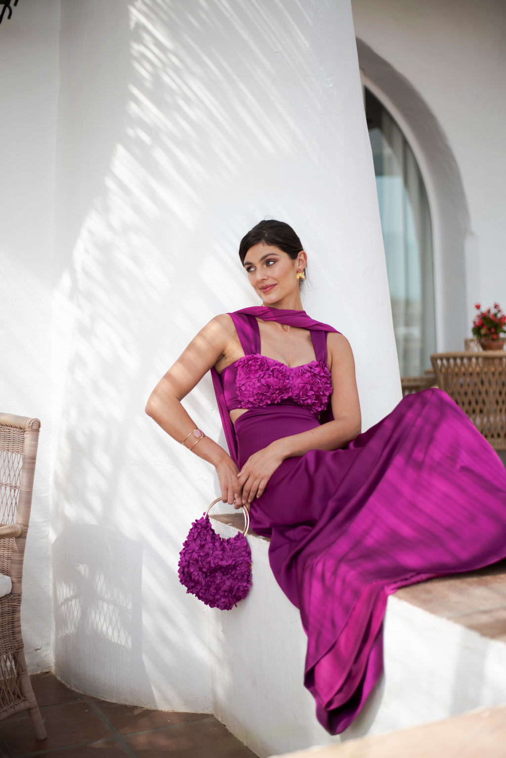 Robe Pétalo - Framboise