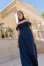 Robe Pétalo - Bleu Marine