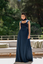 Robe Pétalo - Bleu Marine