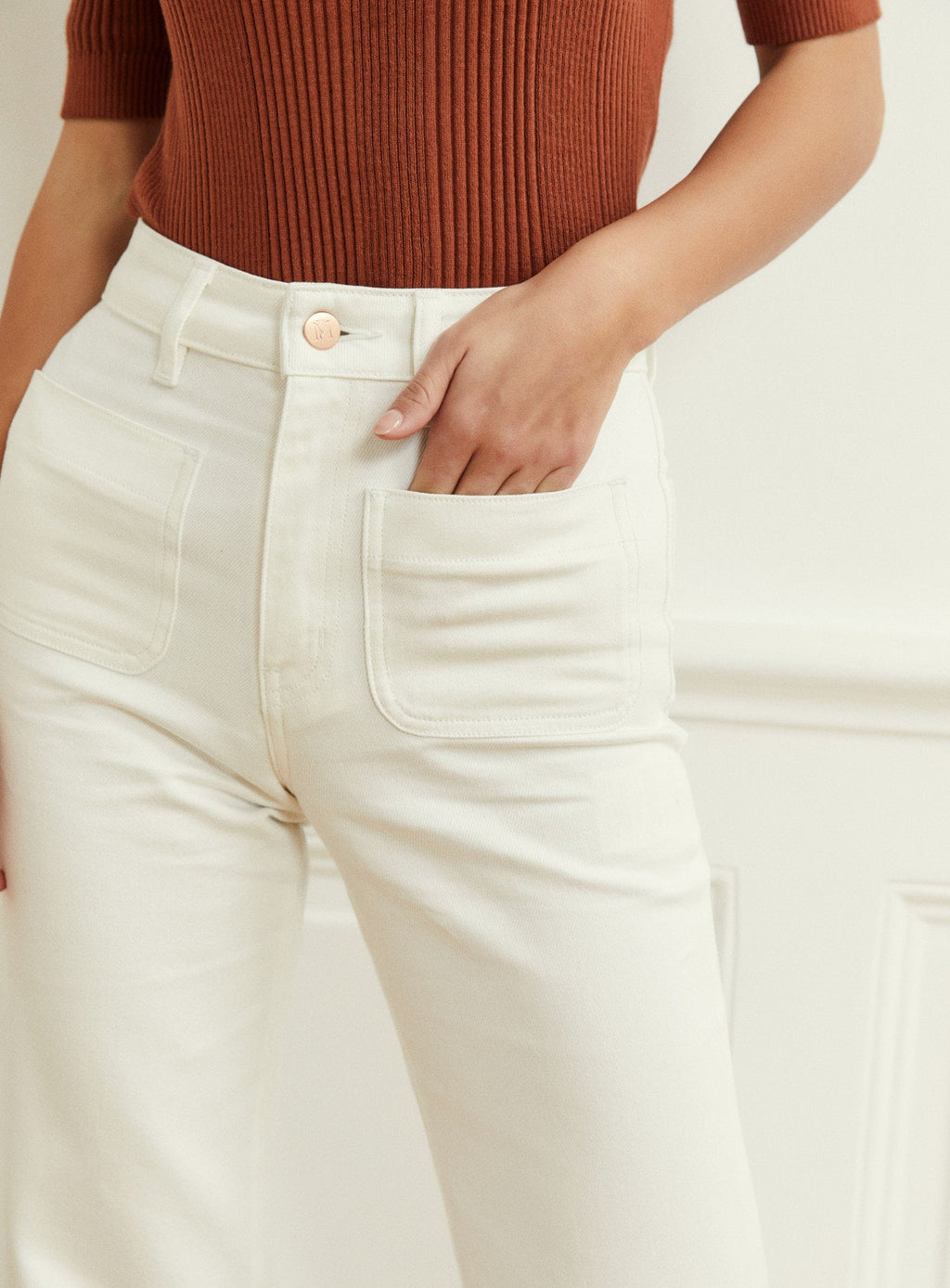 JEAN EVASE BLANC PETRA PETITE MENDIGOTE