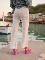 PANTALON CROCHET BLANC PHILO PETITE MENDIGOTE