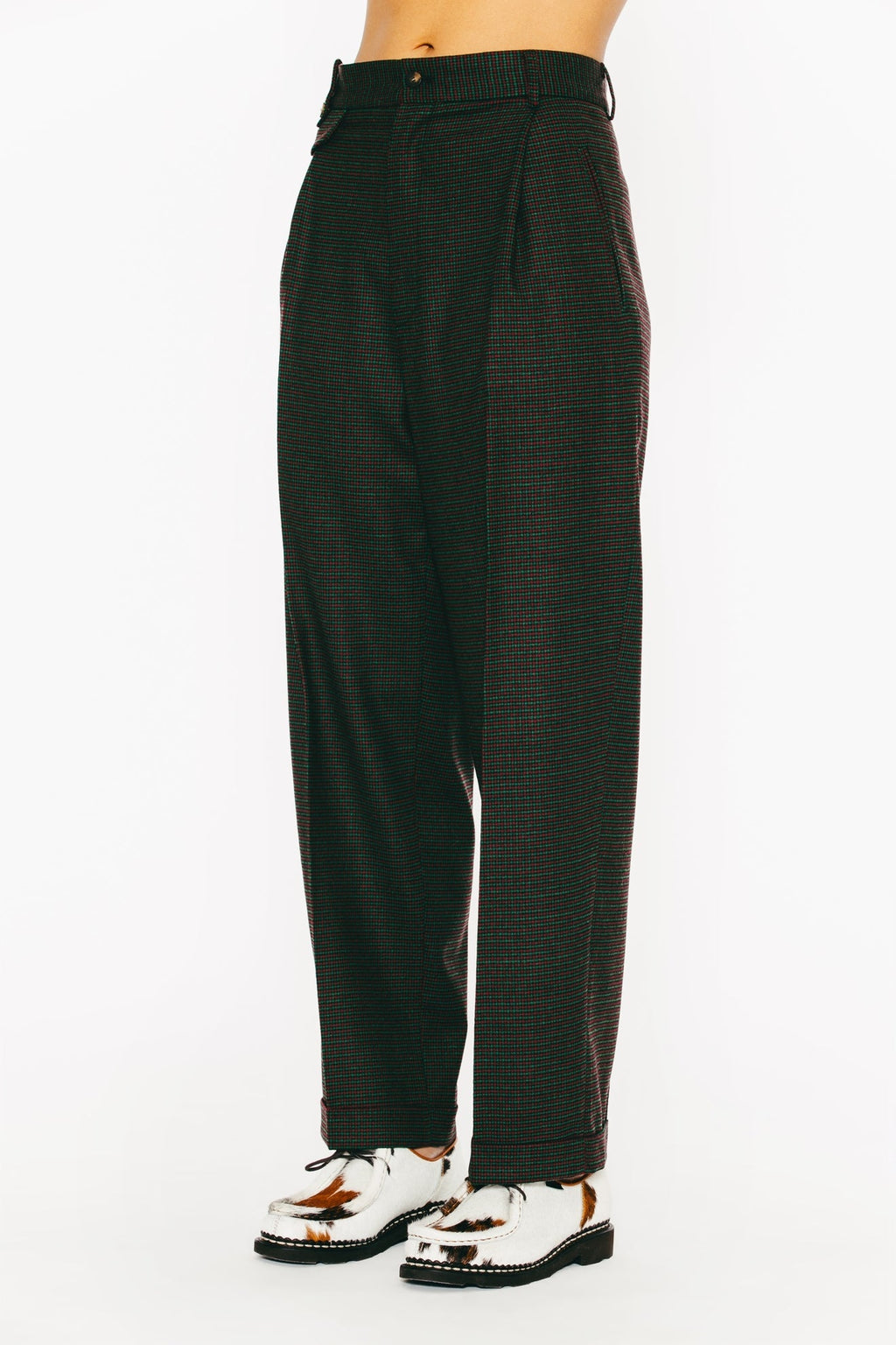 Margaux Lonnberg - Margaux Lonnberg - Margaux Lonnberg - Pantalon Lucky - Rouge Ã€ Carreaux