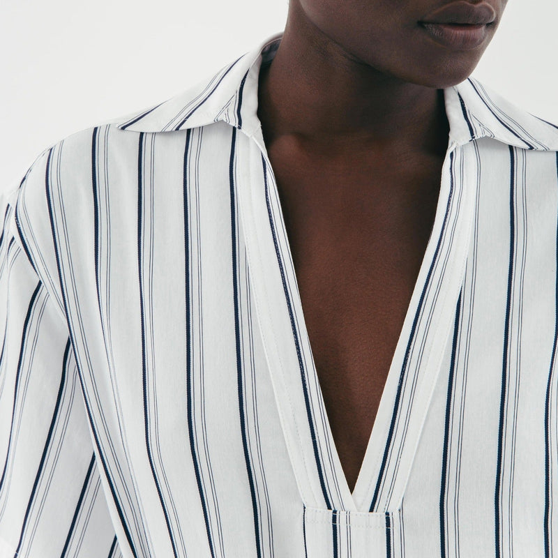 Robe Hally - White Stripes