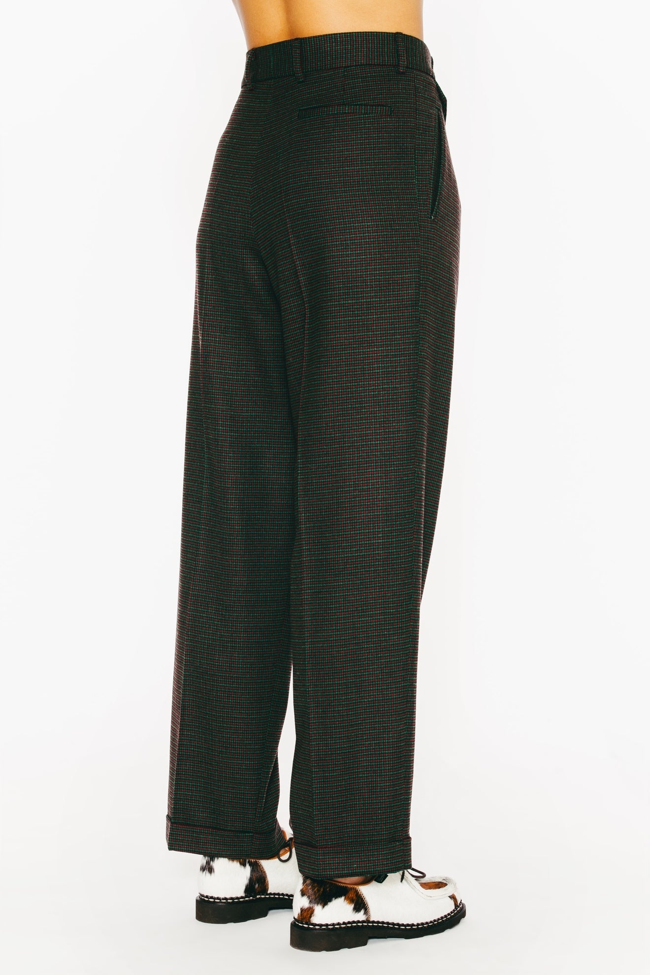 Margaux Lonnberg - Margaux Lonnberg - Margaux Lonnberg - Pantalon Lucky - Rouge Ã€ Carreaux