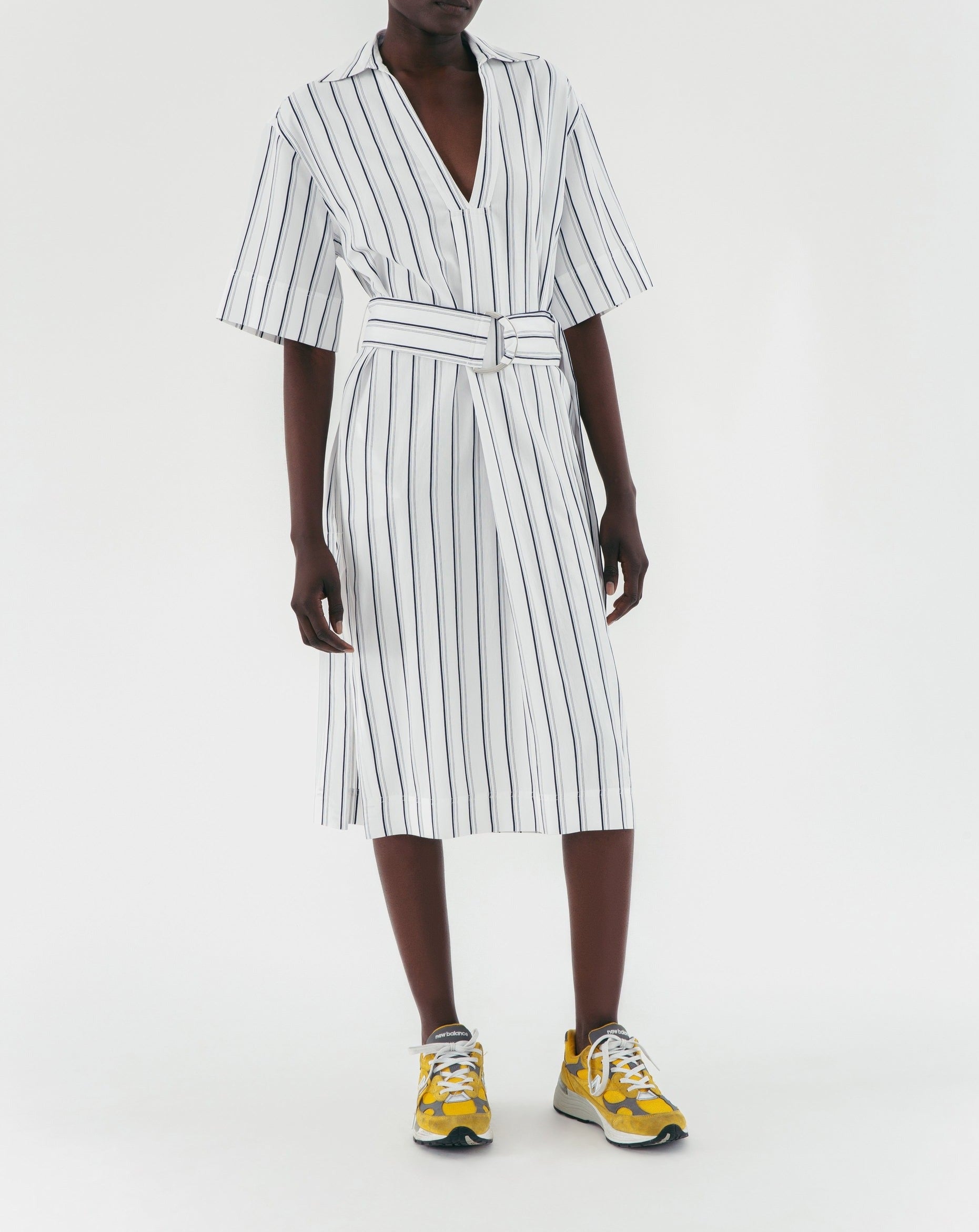 Margaux Lonnberg - Robe Hally - White Stripes