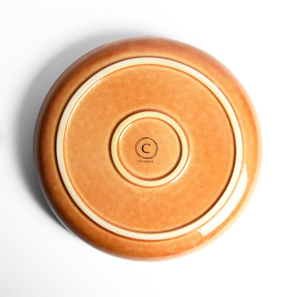 Plat De Service Rond - Terracotta Sienna