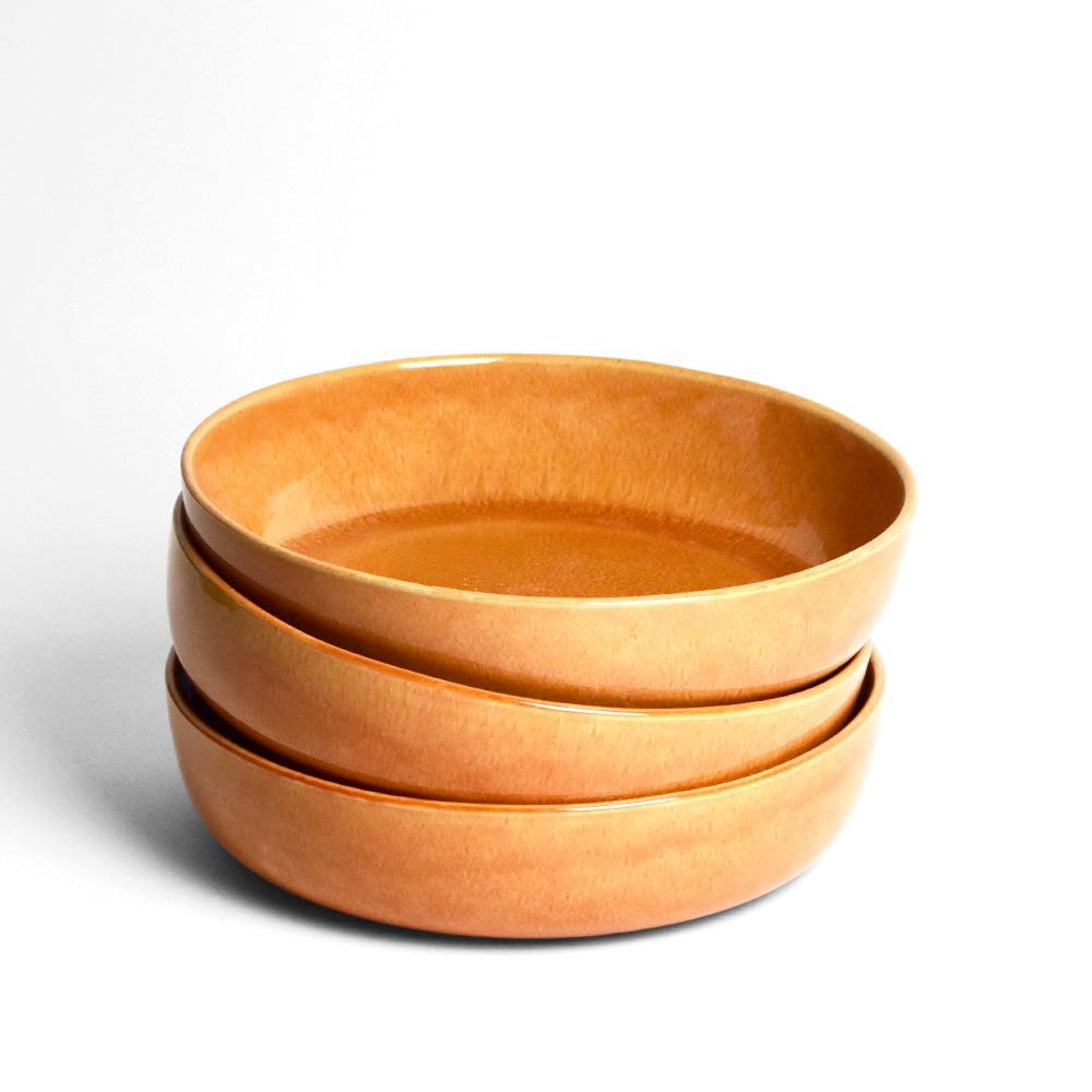 Plat De Service Rond - Terracotta Sienna