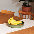 Plat De Service Rond - Vert Rivage