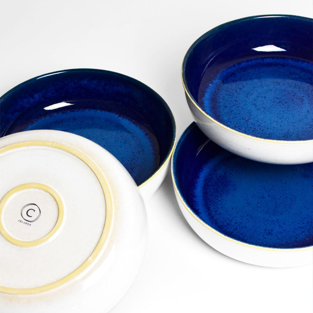 Plato redondo para servir - Odyssey Blue