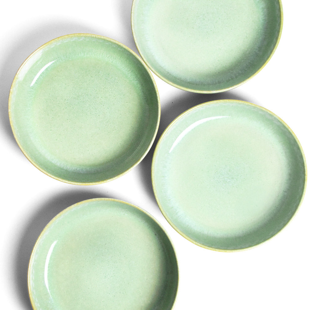 Plat De Service Rond - Vert Audacieux