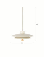 Wubbo - Lampadaire - Fer - Beige